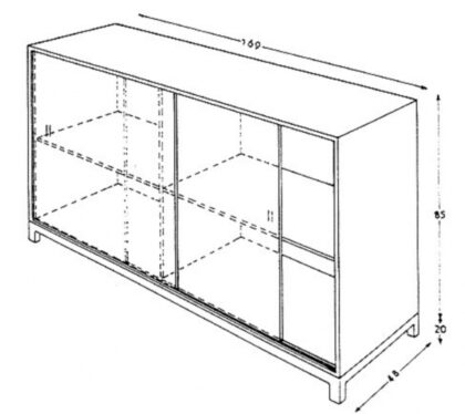 armoire-basse-rangement180cm